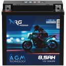 NRG AGM Motorradbatterie YB7-A 8,5Ah 12V