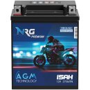 NRG AGM Motorradbatterie YB14-A2 15Ah 12V image