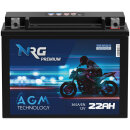 NRG AGM Motorradbatterie Y50-N18L-A 21Ah 12V