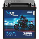 NRG AGM Motorradbatterie YIX30L-BS 35Ah 12V