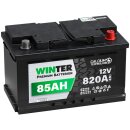 WINTER Autobatterie 85Ah 12V