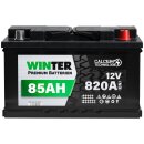 WINTER Autobatterie 85Ah 12V