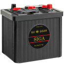 SIGA Starterbatterie Oldtimer  6V 66Ah