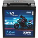 NRG AGM Motorradbatterie HVT-02 32Ah 12V