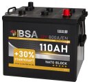 BSA Nato Block LKW Batterie 110Ah 12V image